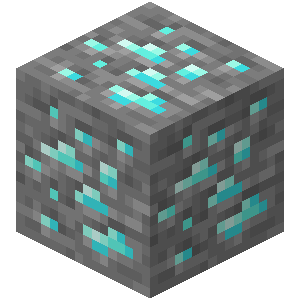 Minecraft X-Ray showing diamond ore through stone at Y=-59